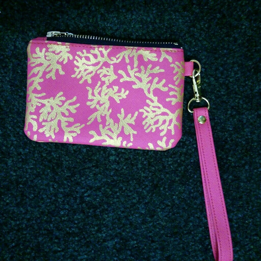 Small wallet for makeup or putting cards.